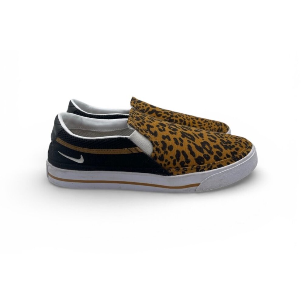 Nike Court Legacy Slip On Women's Shoes Sneakers Casual Fashion Cheetah Size 7.5 - Picture 1 of 6